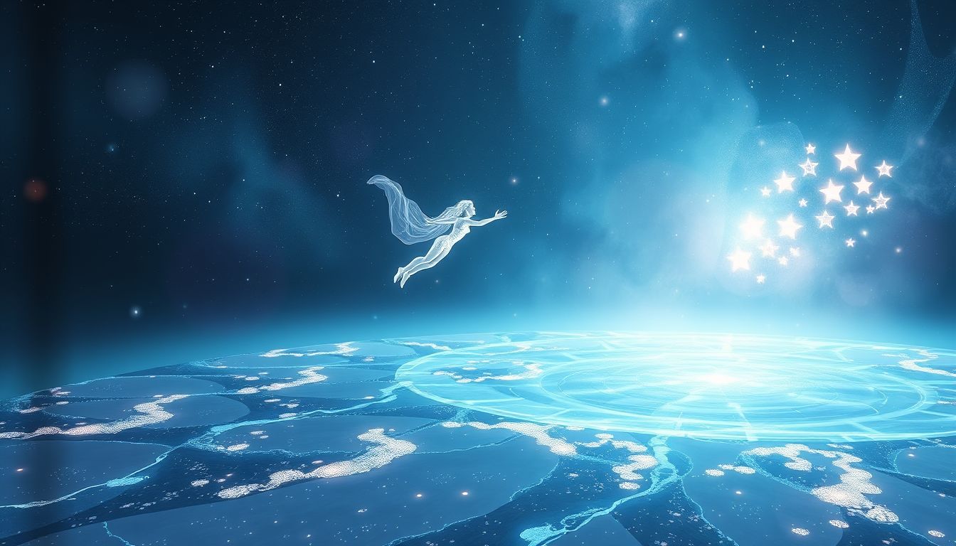 Der Sprung ins Wasser symbolisiert Neubeginn und emotionale Befreiung.