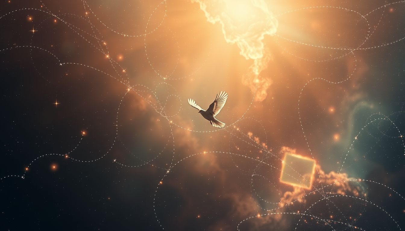 Ein einzelner Vogel symbolisiert oft Freiheit und persönliche Entfaltung.
