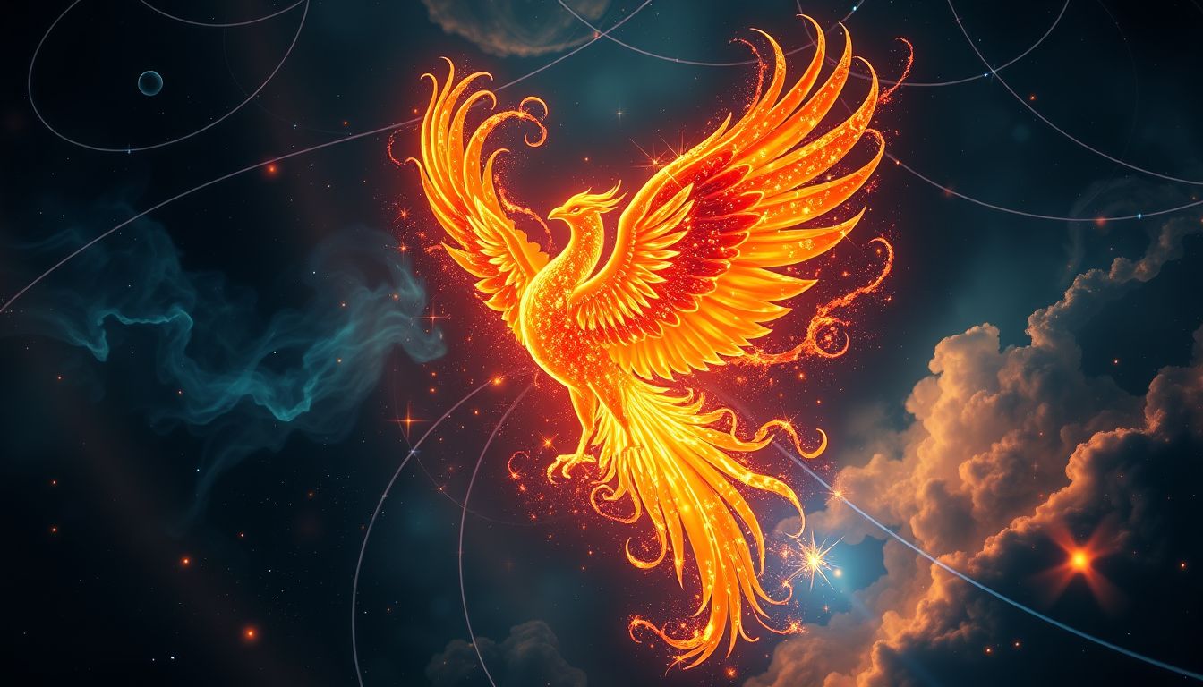Der Phönix symbolisiert Wiedergeburt und unsterbliche Erneuerung im Traum.