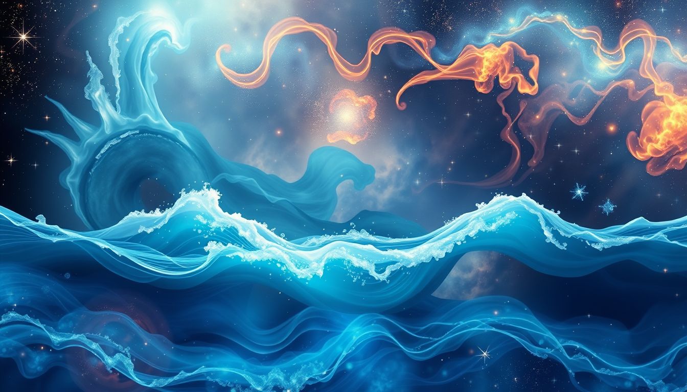 Ein tiefer Ozean im Traum symbolisiert unbewusste Emotionen und Geheimnisse.