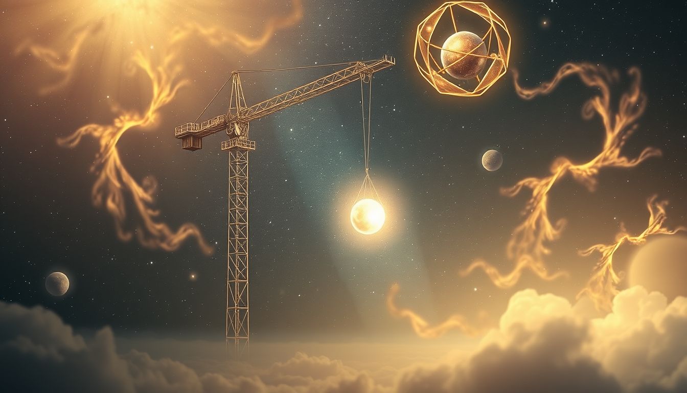 Ein Turmdrehkran im Traum symbolisiert oft unnötige Ressourcenverschwendung.