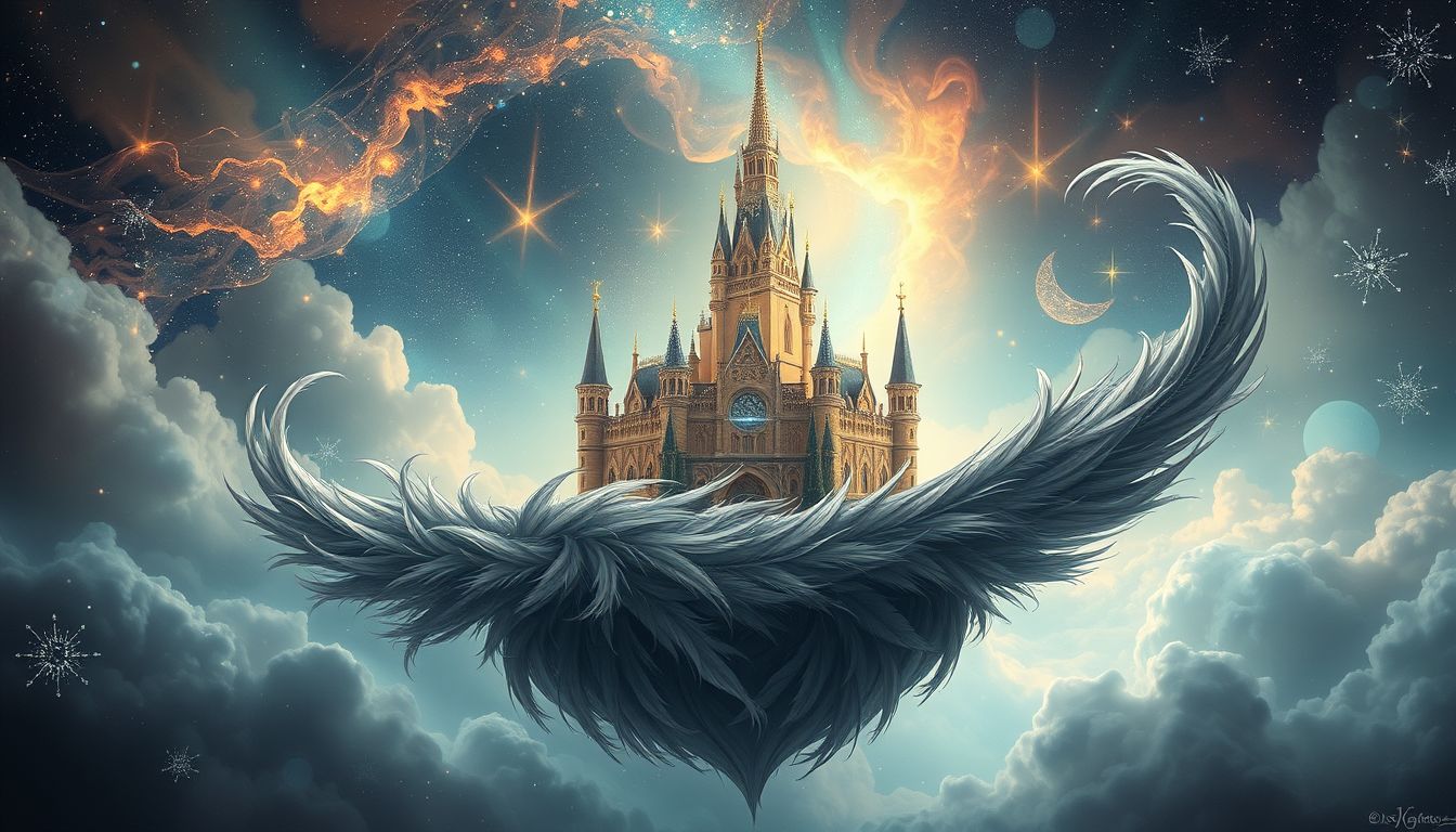 Ein Schloss in der Fasanerie symbolisiert Macht und innere Stärke.