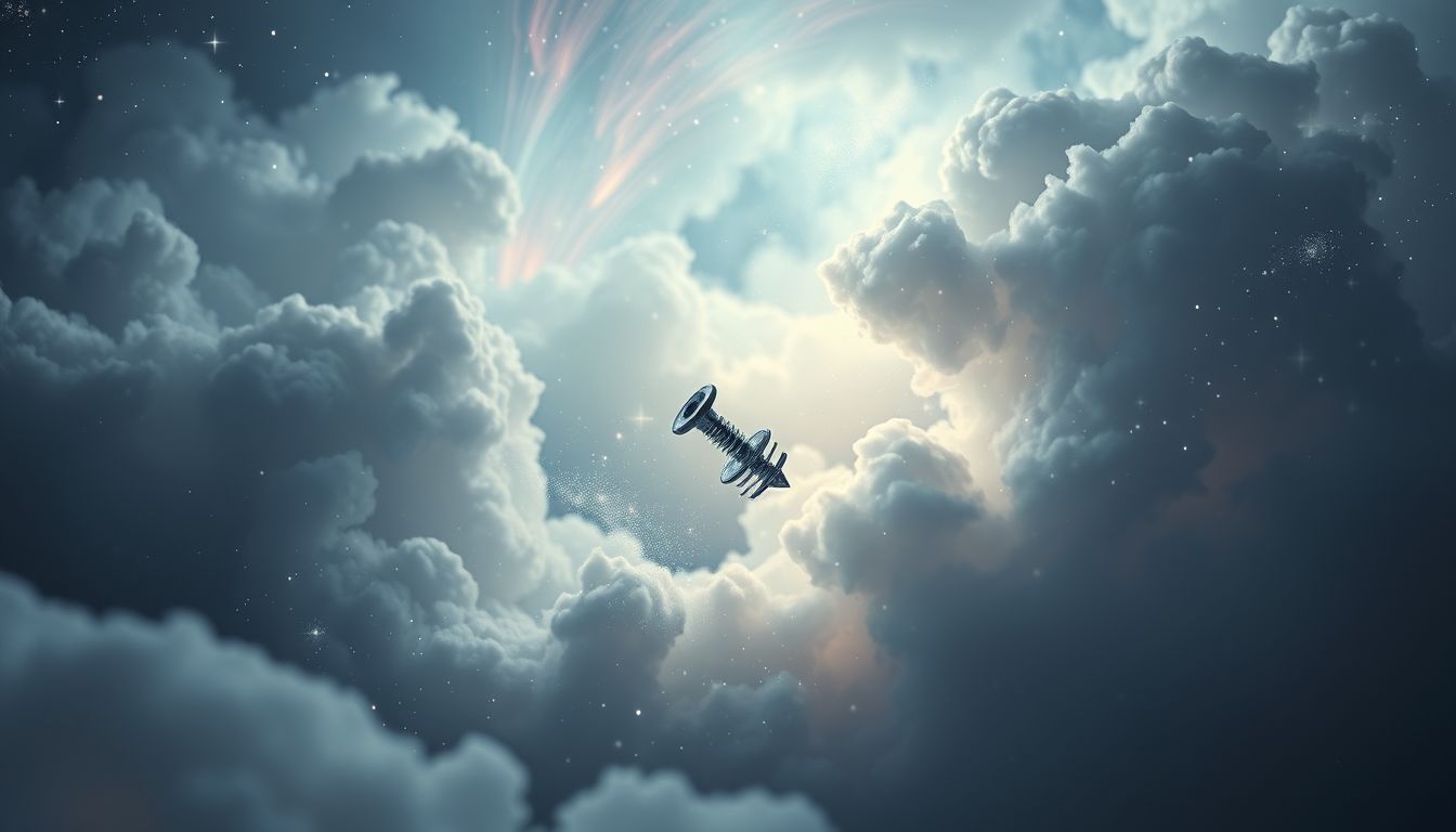 Ein kleiner Schraubentraum symbolisiert oft Detailgenauigkeit im Leben.