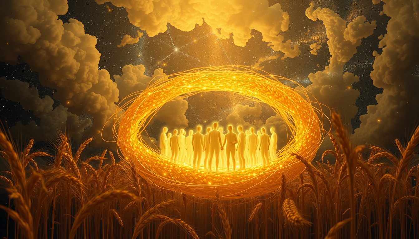 Der Traum symbolisiert tiefe soziale Bindungen und Gemeinschaftsgefühl.