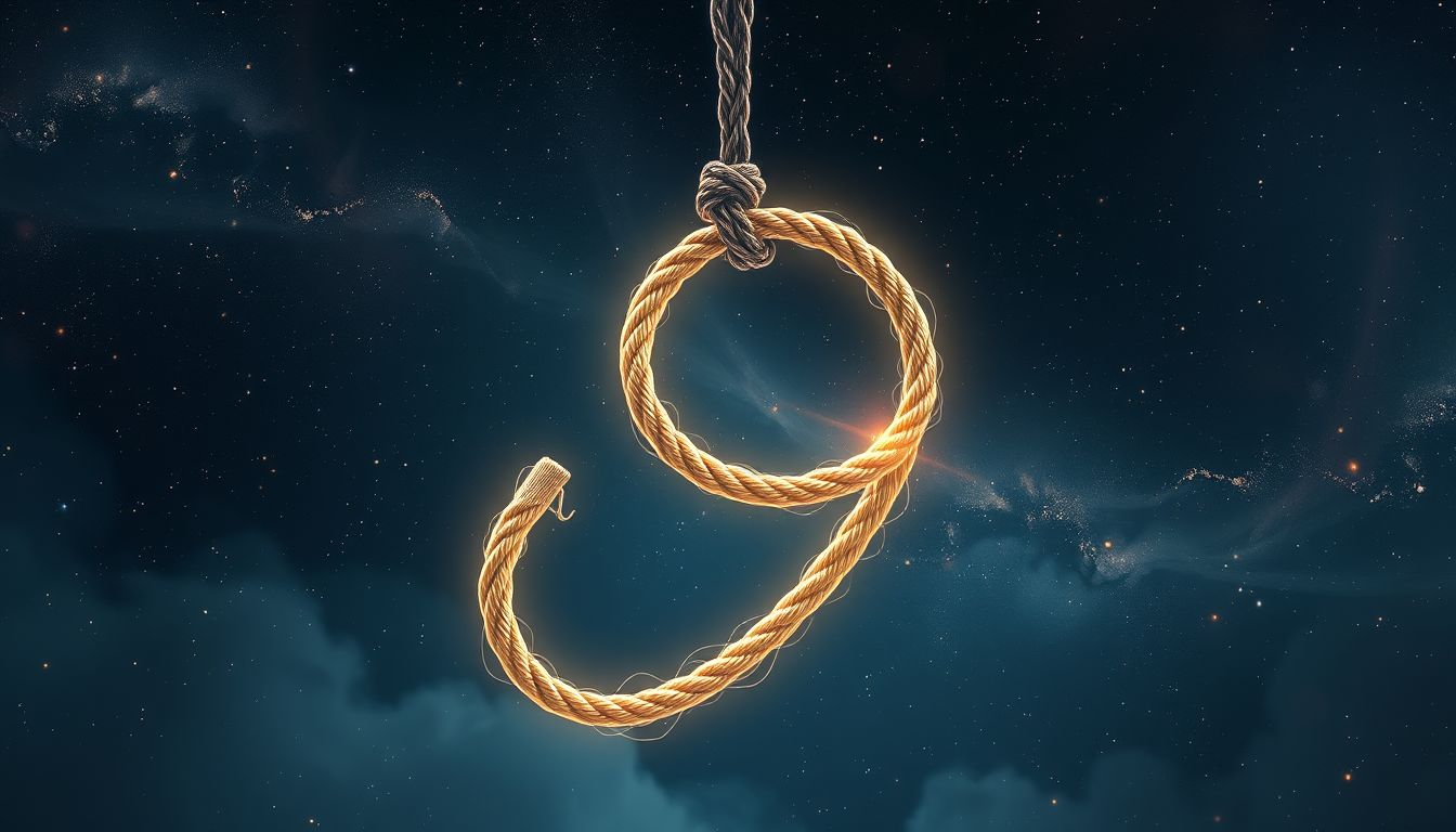Ein Strick in Träumen symbolisiert oft Kontrollverlust oder Bedrohung.