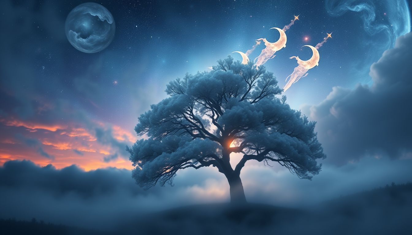 Der Traum von Schwarzpappeln im Nebel symbolisiert verborgene Ängste.