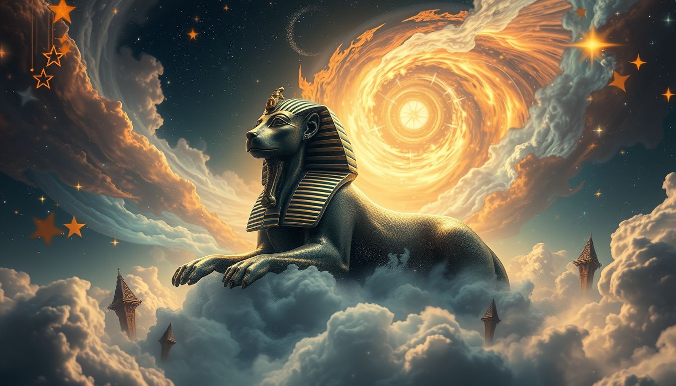 Der Sphinx-Traum symbolisiert Rätsel und verborgene Weisheit.