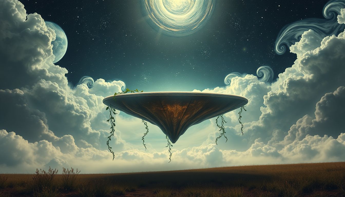 Ein Freiluft-Tafeltraum symbolisiert kreative Freiheit und Naturverbundenheit.