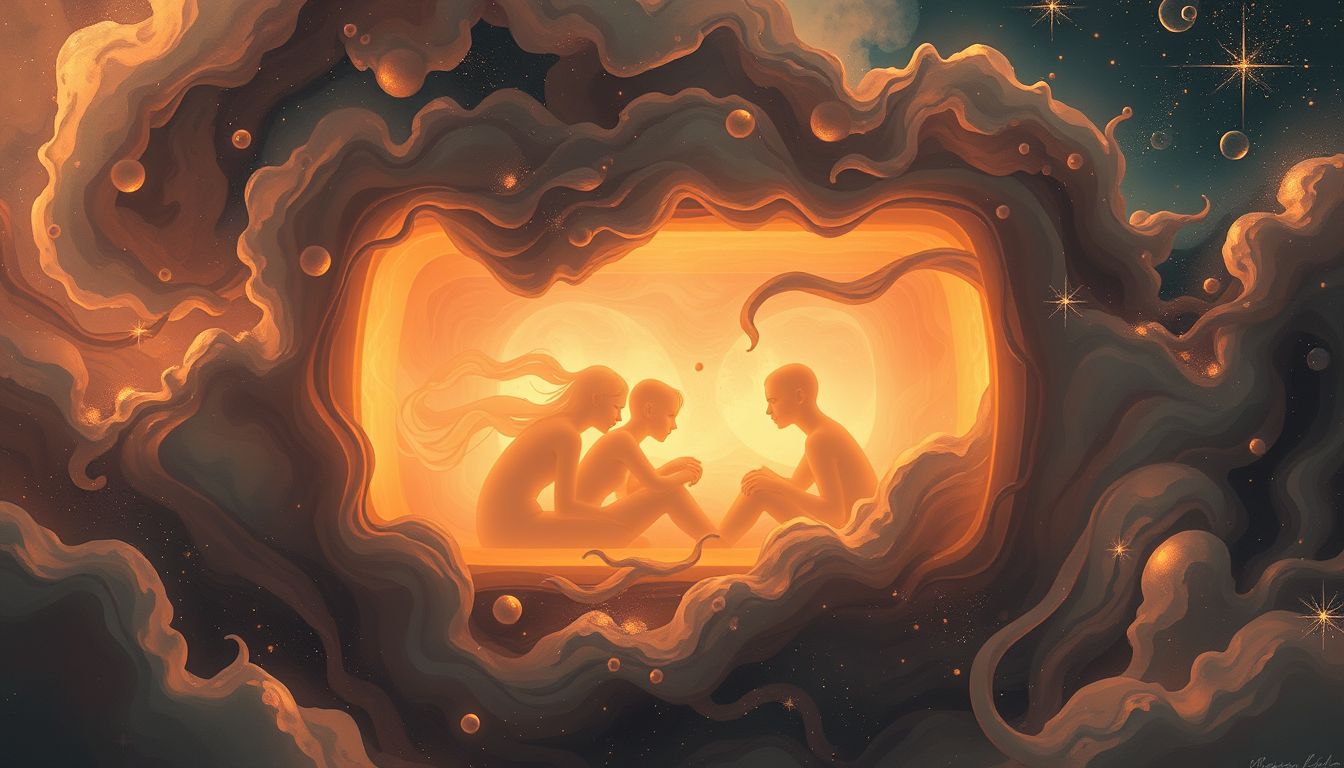 Eine überfüllte Kabine symbolisiert oft Stress und soziale Überforderung.