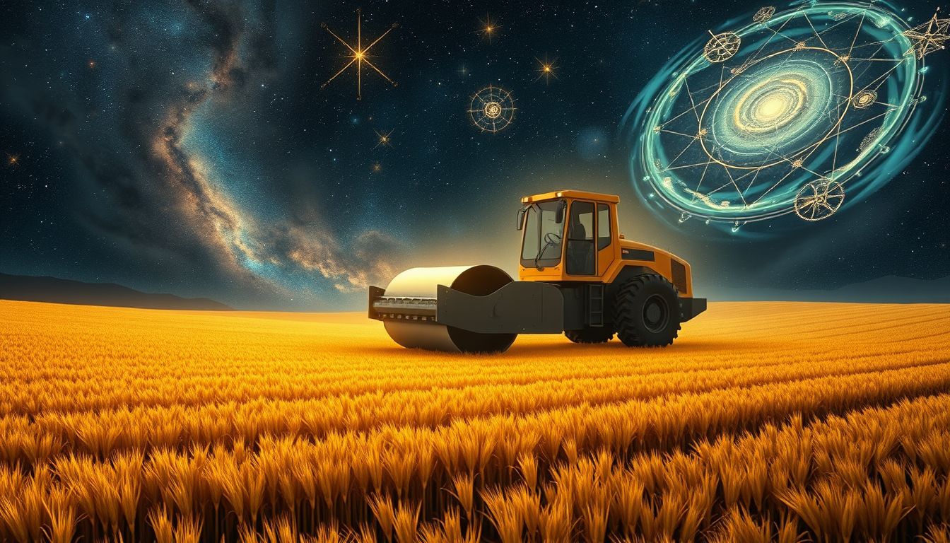 Der Traum von Walze auf Ackerfeld symbolisiert Veränderung und Wachstum.