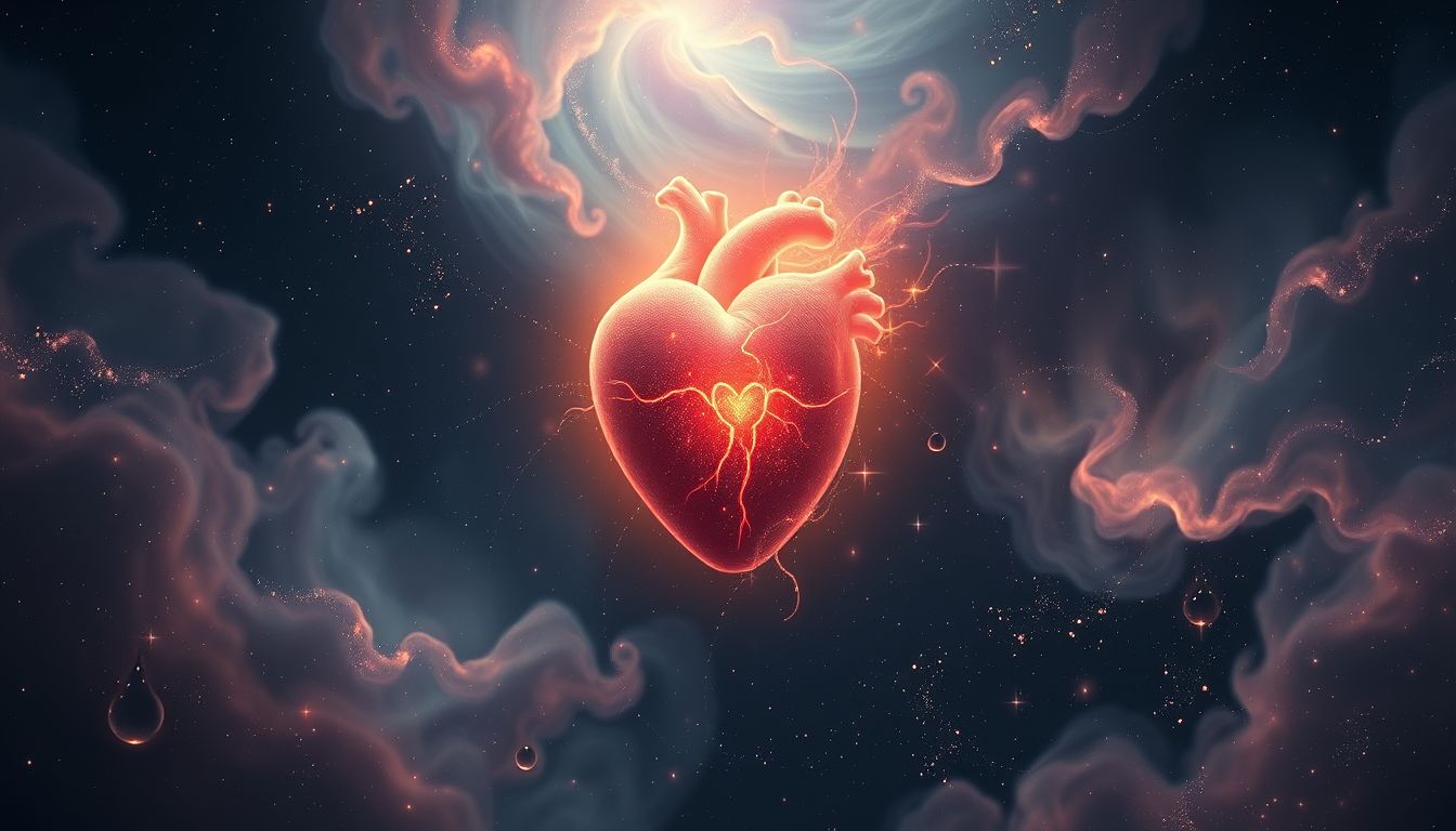 Trauerträume mit Herzklopfen spiegeln oft innere seelische Konflikte wider.