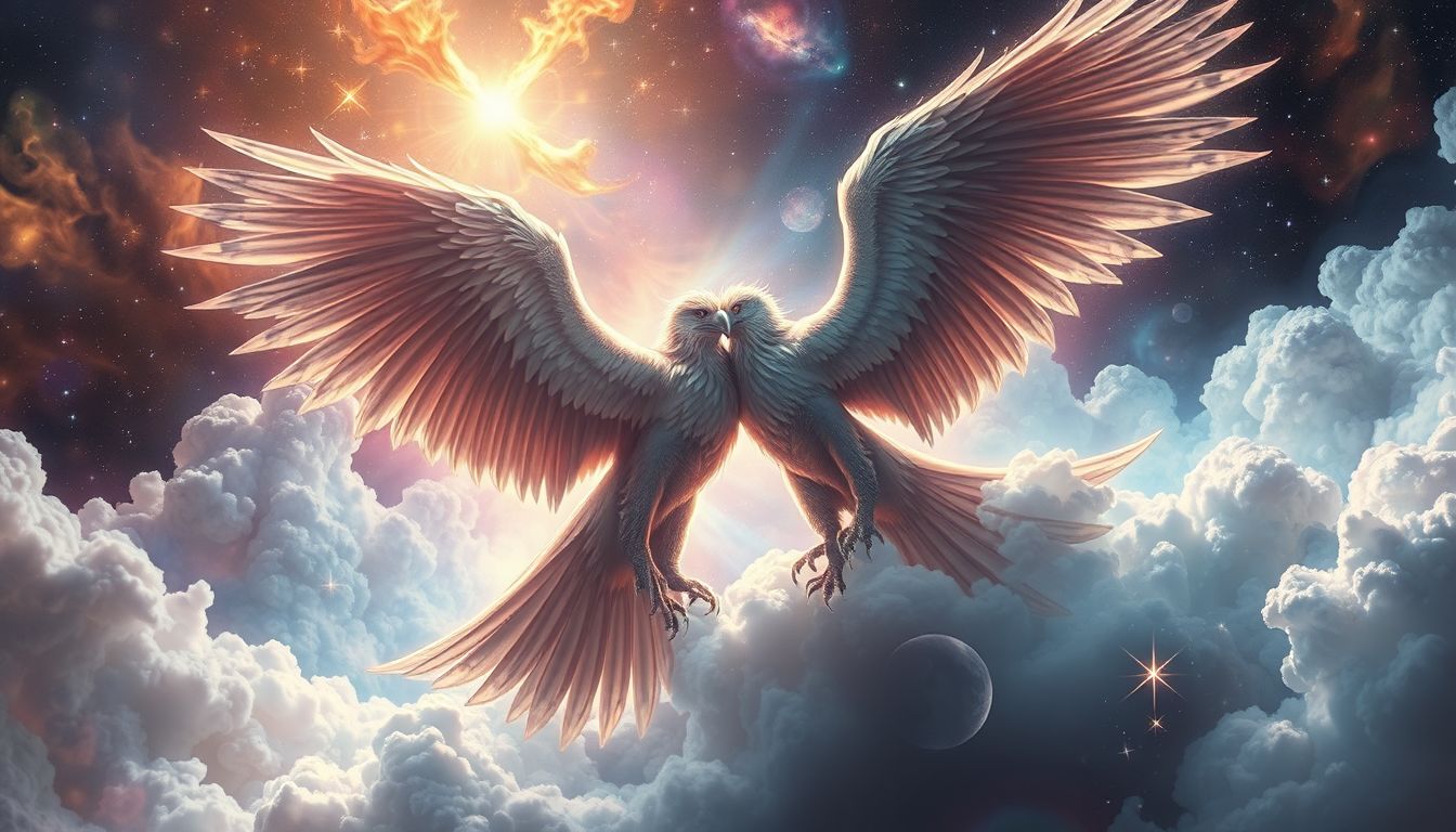 Der Traum von paarenden Raubvögeln symbolisiert Macht und Freiheit.