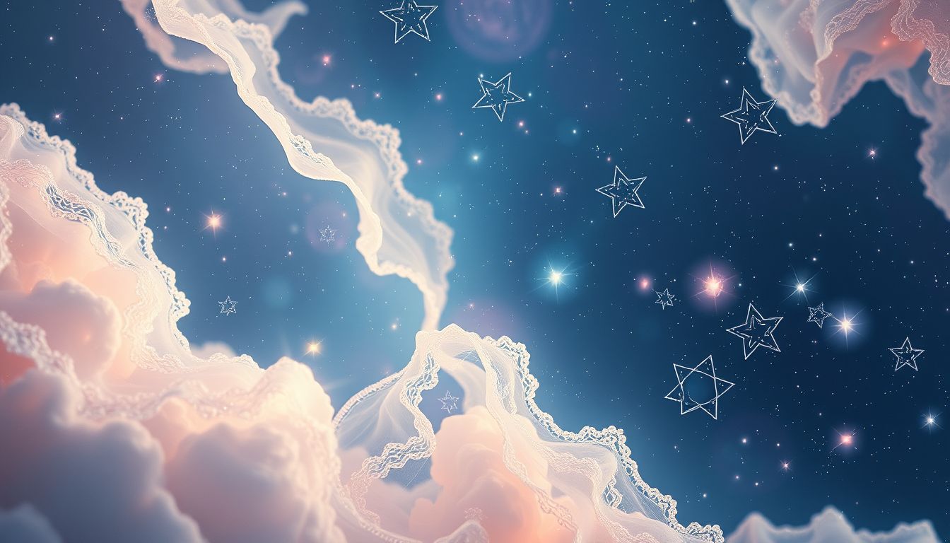 Spitze im Traum symbolisiert oft zarte Weiblichkeit und Eleganz.