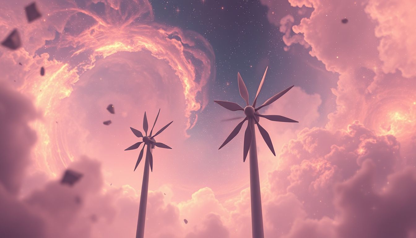 Langsam drehende Windmühlenflügel spiegeln oft innere Antriebslosigkeit wider.