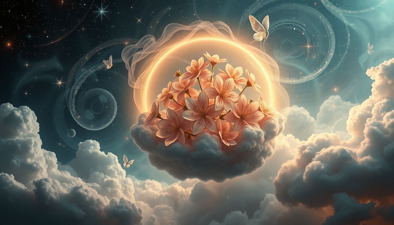 Eine Latrine voller Blumen symbolisiert unerwartete positive Veränderungen im Leben.