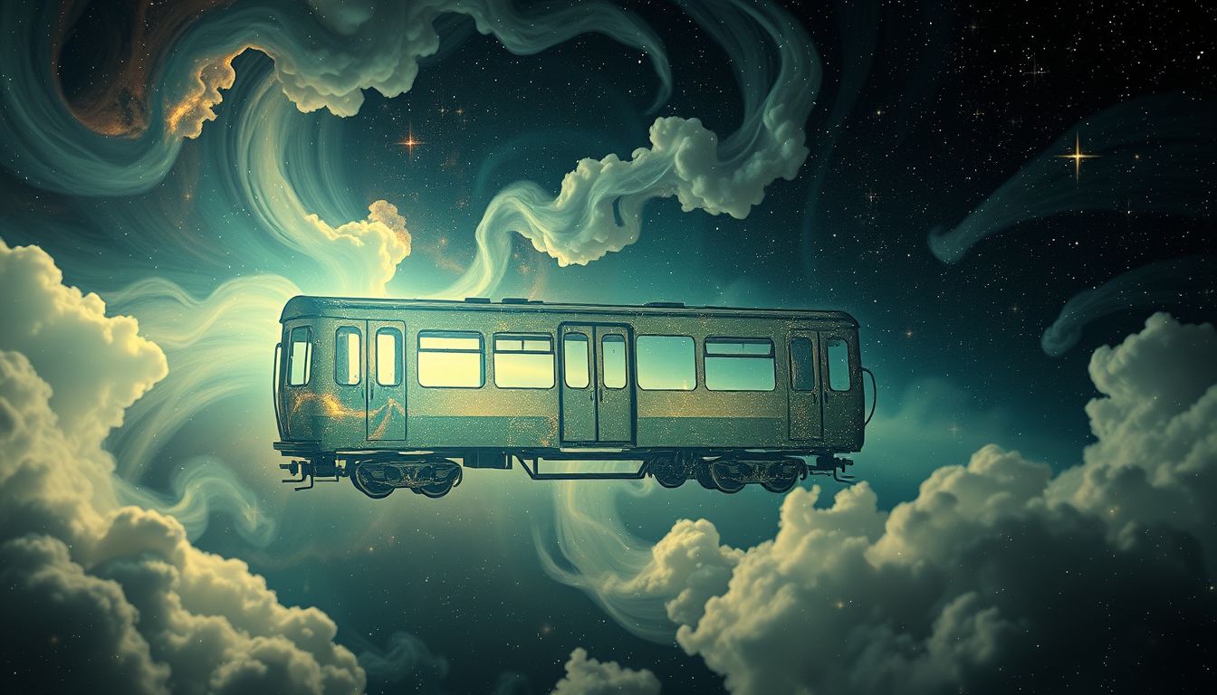 In einer defekten U-Bahn träumen symbolisiert Stillstand im Leben.