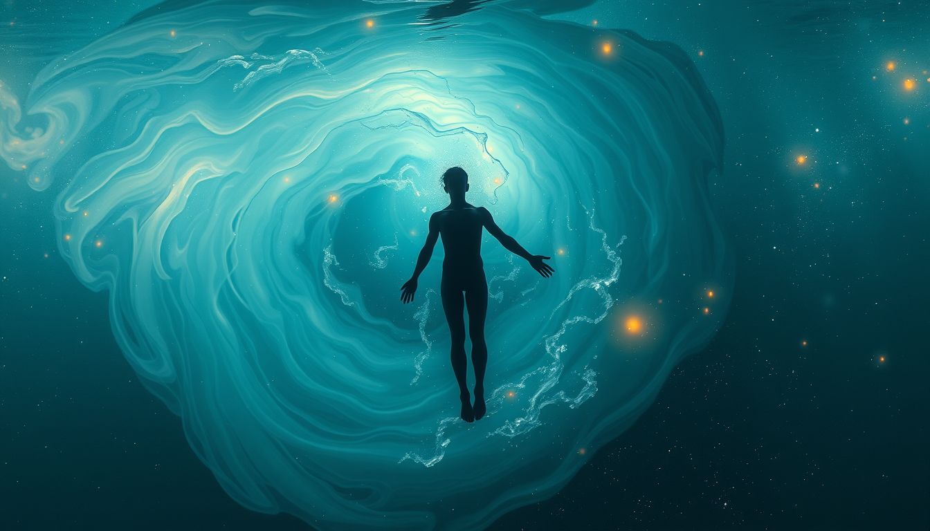 Unbeweglichkeit im Wasser symbolisiert emotionale Überforderung und Hilflosigkeit.
