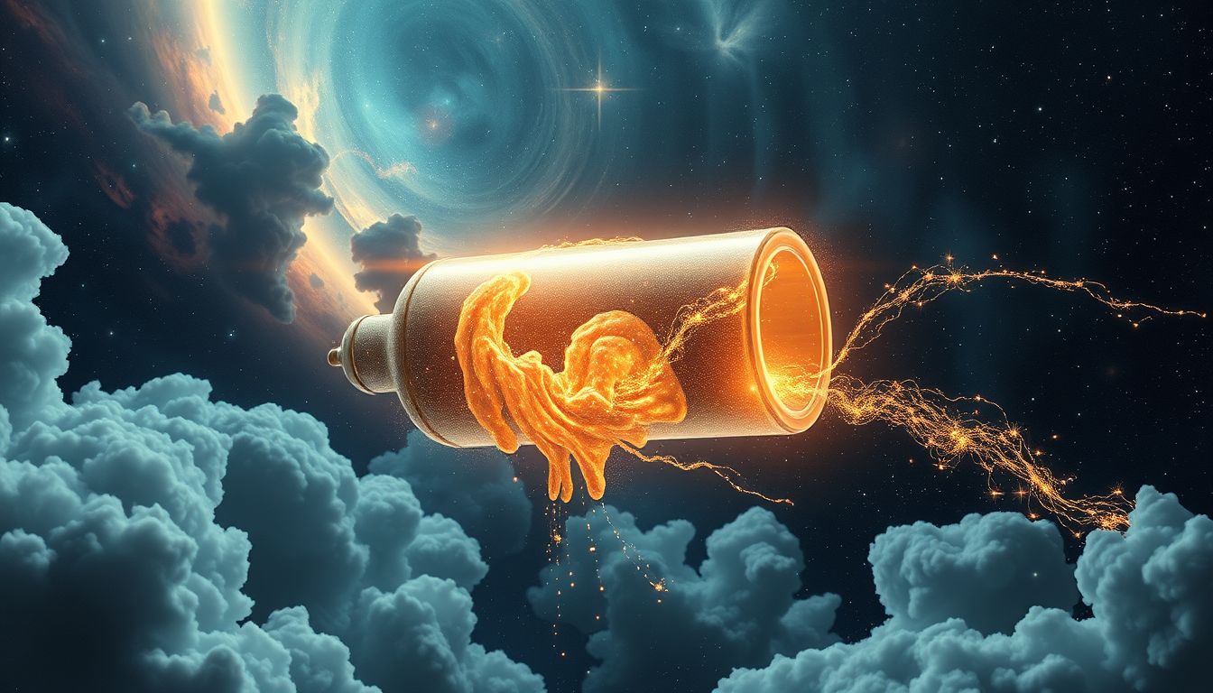Ein undichter Benzintank symbolisiert Energieverlust und Antriebsschwäche im Traum.
