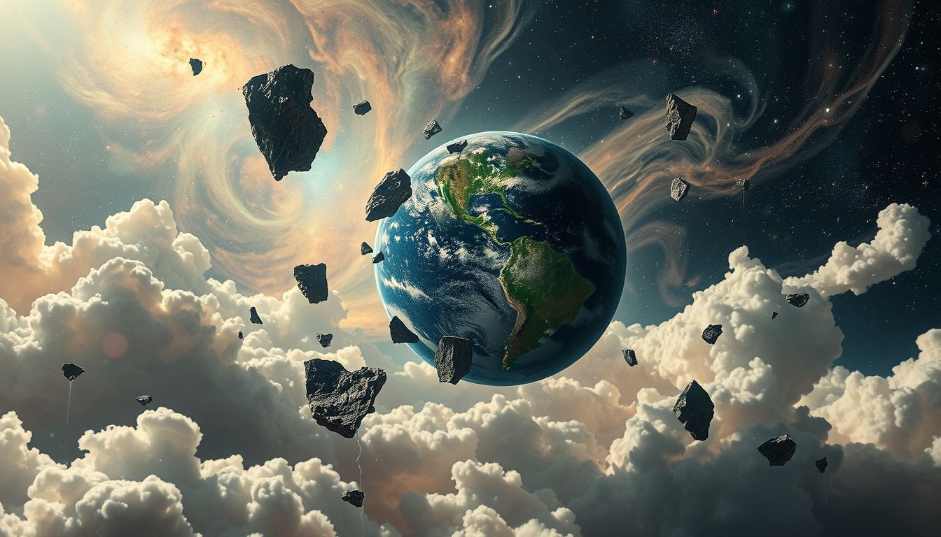 Verschüttete Erde symbolisiert oft innere Unsicherheit und Kontrollverlust.