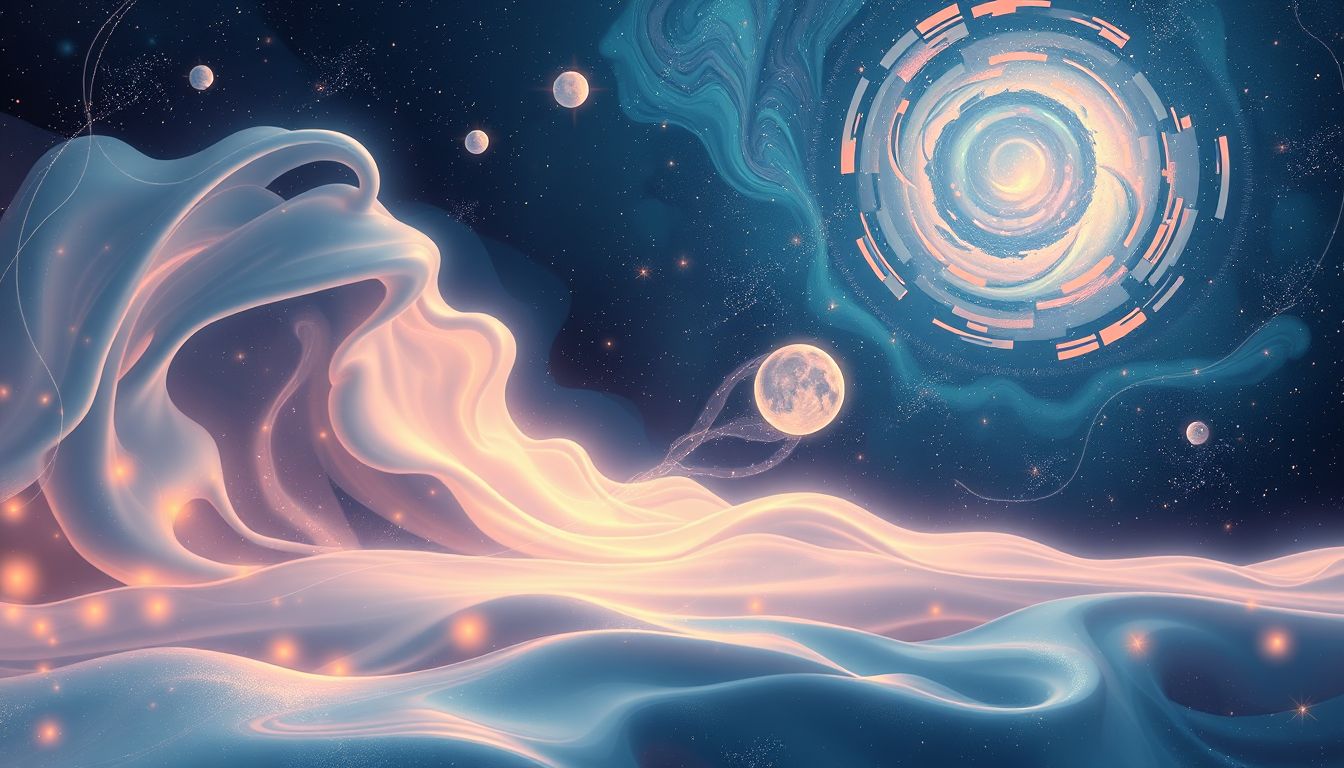 Verschüttete Farbe symbolisiert oft verdrängte Gefühle und innere Konflikte.