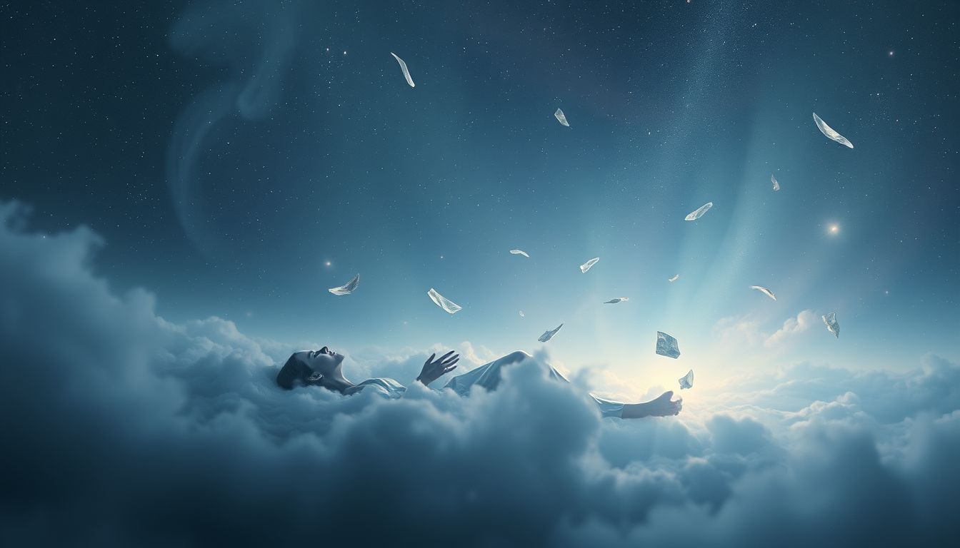 Versinken im Traum symbolisiert oft Gefühle von Hoffnungslosigkeit und Resignation.