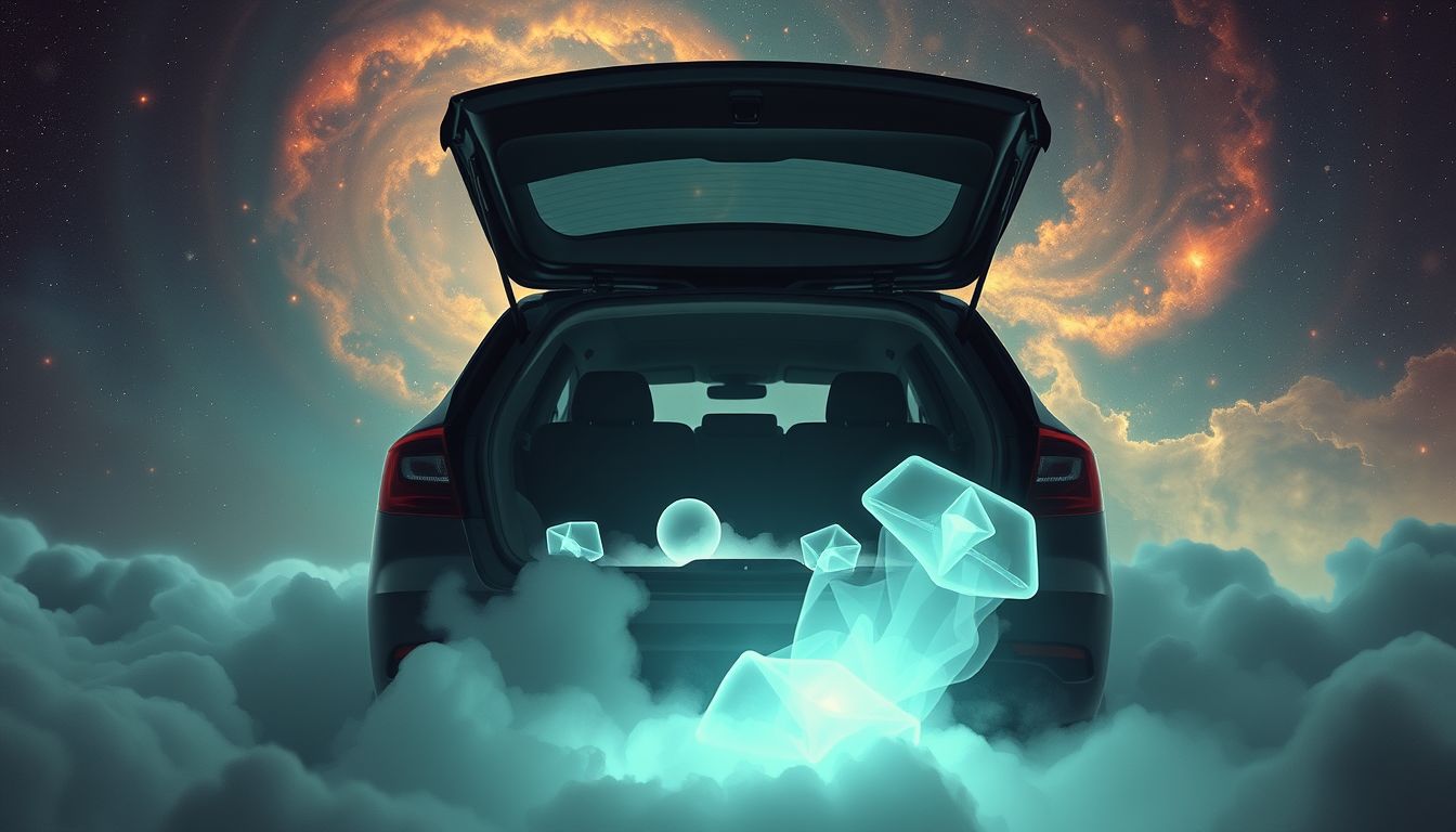 Das Autokofferraum-Verstecken symbolisiert verborgene Gefühle und verdrängte Erinnerungen.