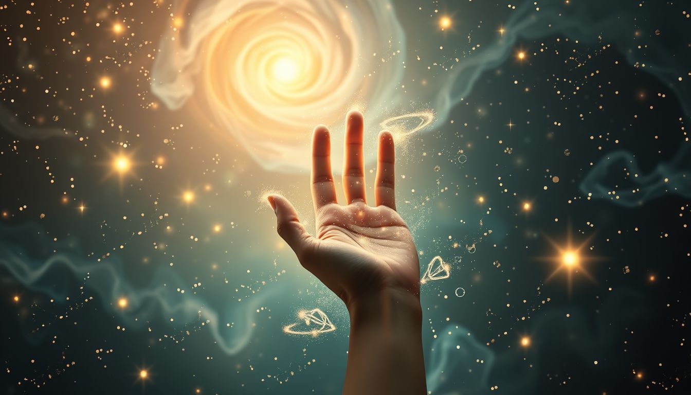 Von Handlesen träumen symbolisiert Sehnsucht nach verborgener Lebensweisheit.