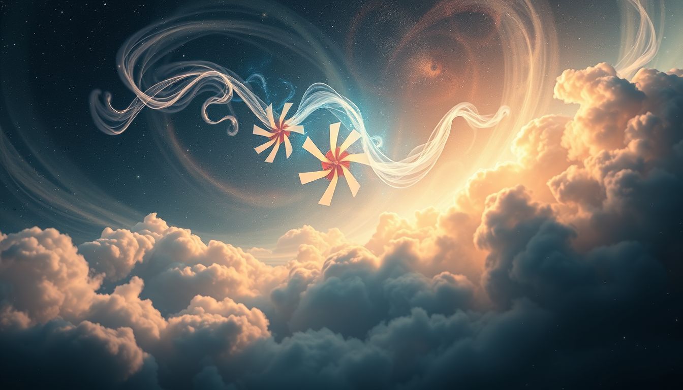 Windmühlenflügel symbolisieren unbeirrte Ausdauer trotz starker Gegenwinde.
