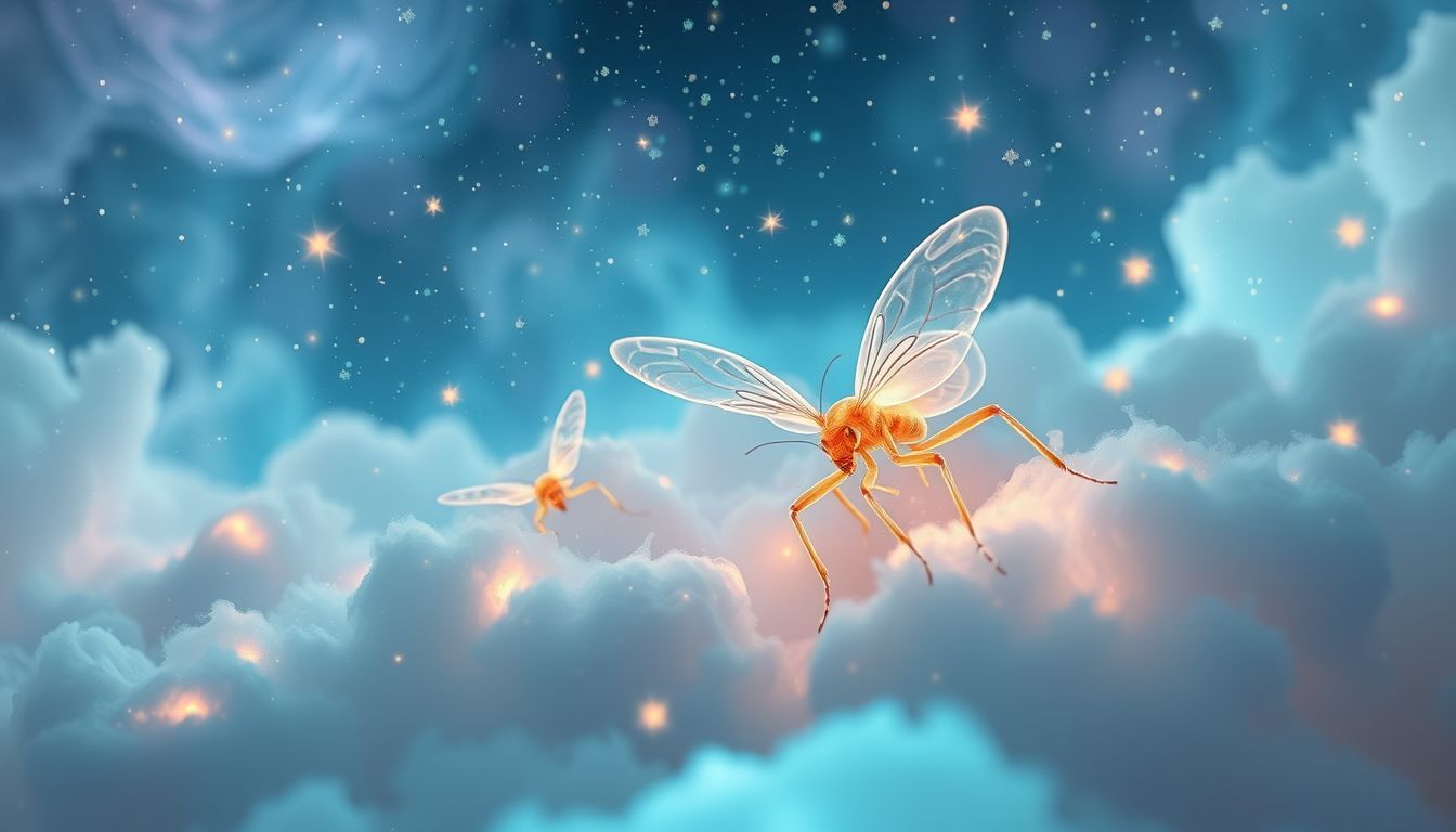 Das Zischen von Insekten symbolisiert oft verborgene Ängste und Parasiten.