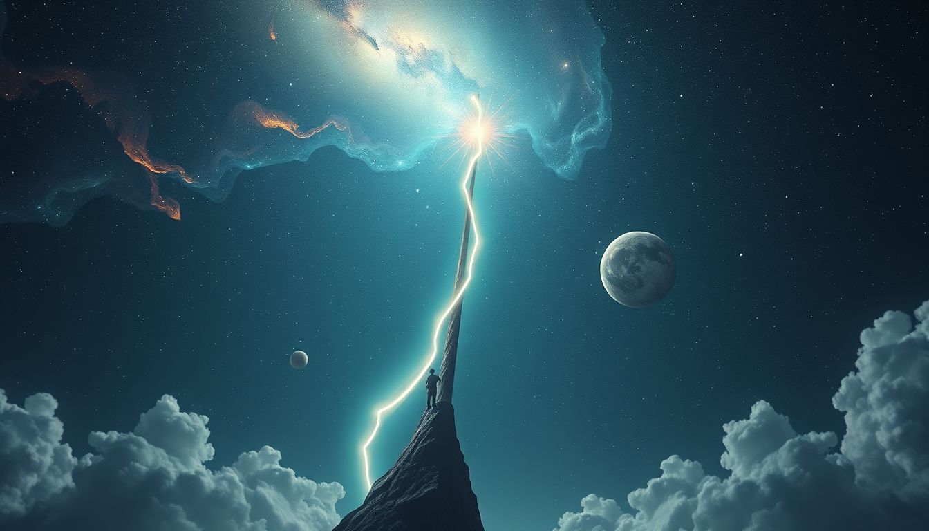 Das Klettern symbolisiert Überwindung von Hindernissen im Leben.