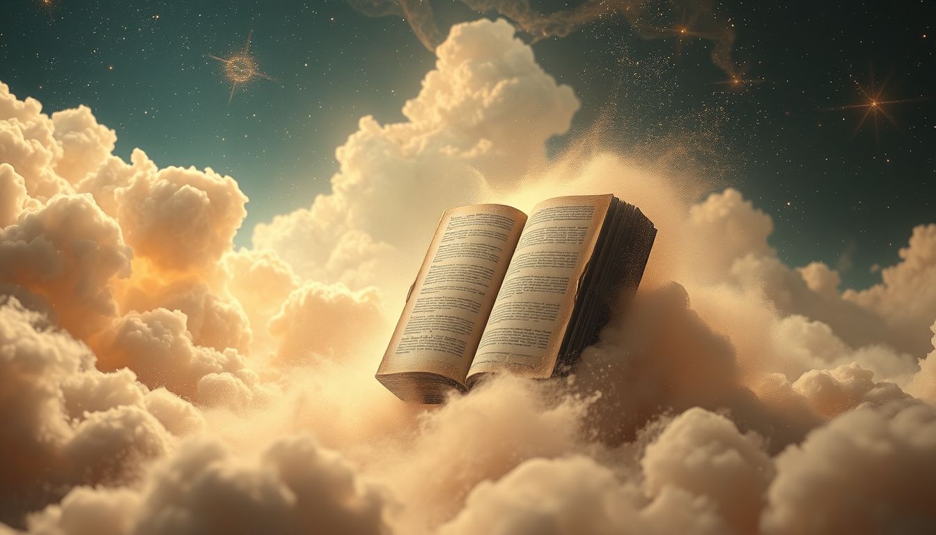 Ein altes Sündenregister symbolisiert verborgene Schuld und verdrängte Erinnerungen.