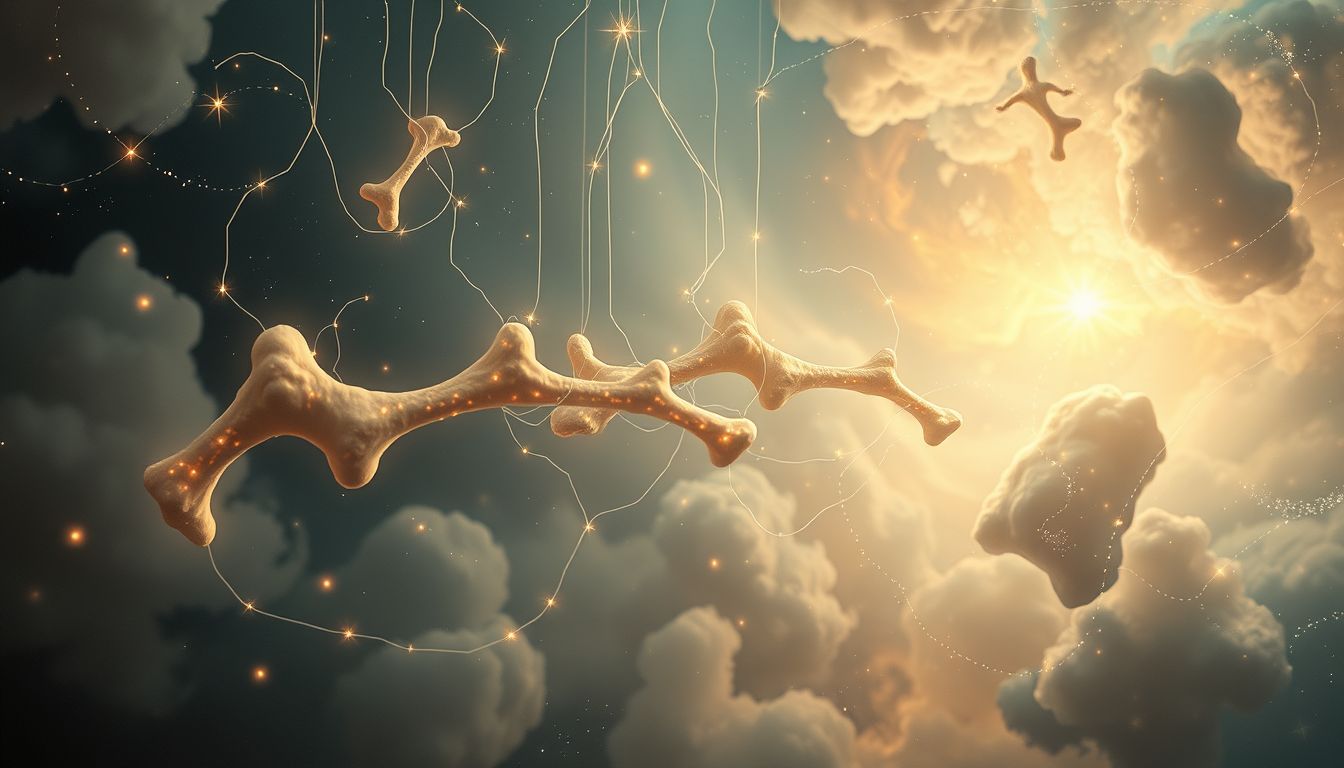 Der Traum von zerbrochenen Knochen symbolisiert innere Zerbrechlichkeit und Heilung.