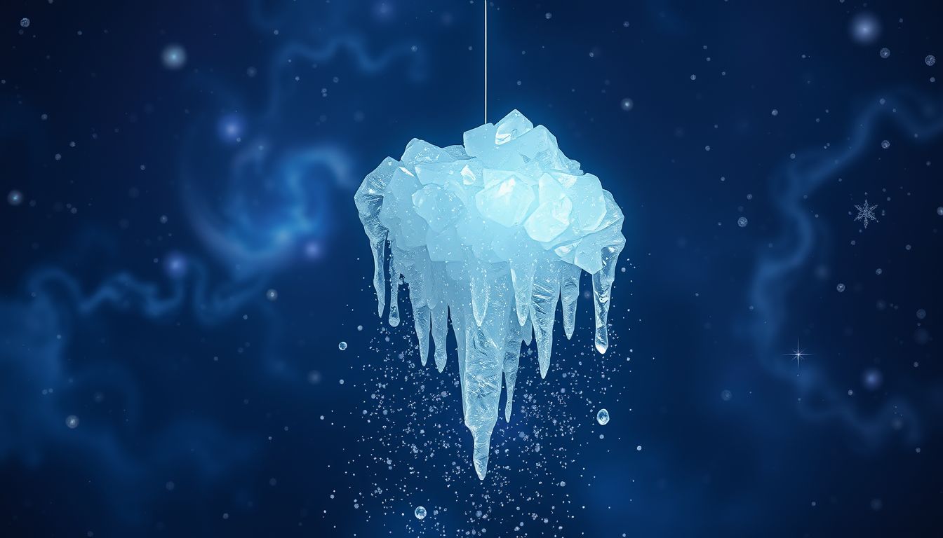 Eiszapfen im Traum symbolisieren oft emotionale Kälte und Blockaden.