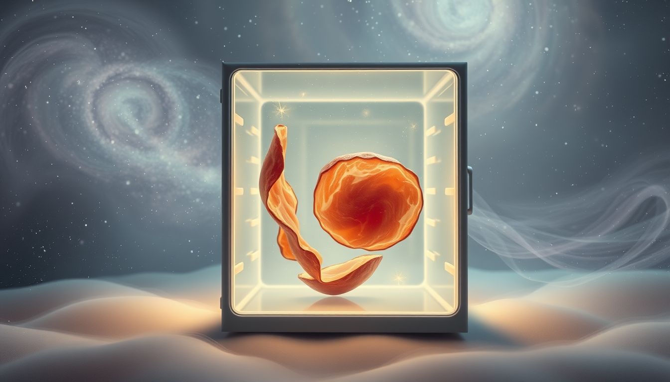 Selchfleisch im Kühlschrank symbolisiert verborgene Gefühle und Erinnerungen.
