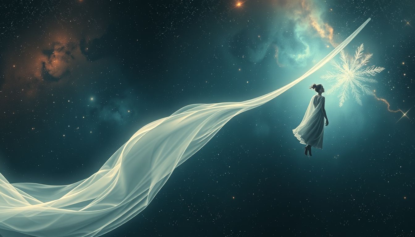 Der Traum von fremder Schleppe symbolisiert geteilte Verantwortung und Verbindung.