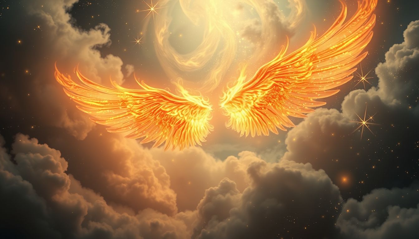 Feuernde Mühlenflügel symbolisieren plötzliche kreative Energie und Transformation.
