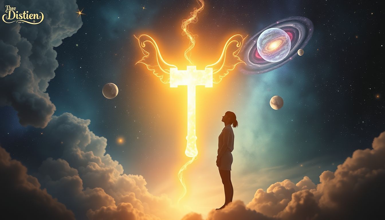 Ein Hammergeist gibt kreative Aufgaben für persönliche Entwicklung.