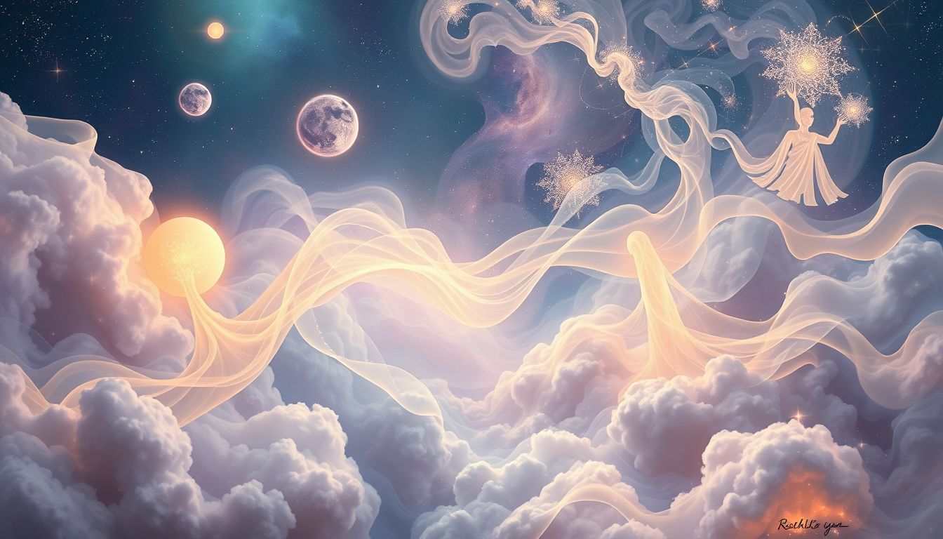 Ein Visionstraum symbolisiert oft tiefgreifende persönliche Transformation.