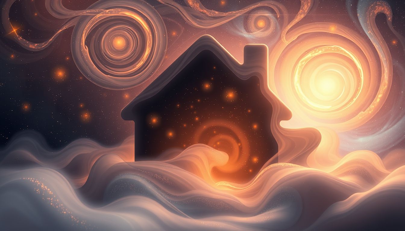 Zu Hause von Fleischbrühe träumen symbolisiert innere Geborgenheit.