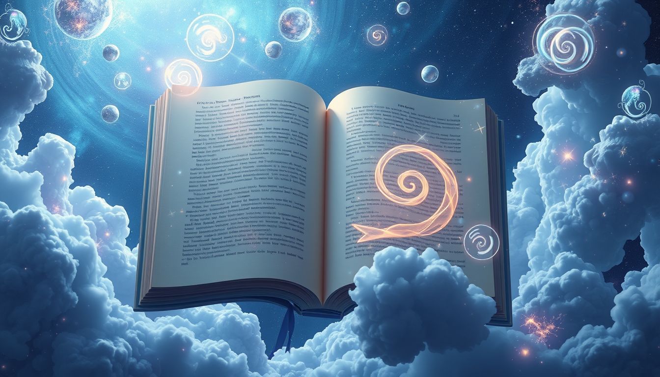 Das Notizbuch symbolisiert oft die Suche nach innerer Wahrheit.