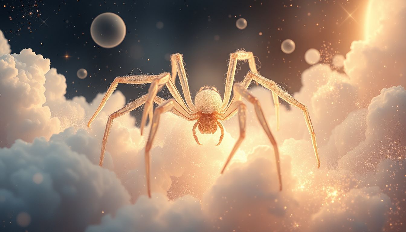Das Töten einer Spinne symbolisiert Loslassen von Schuld und Reue.