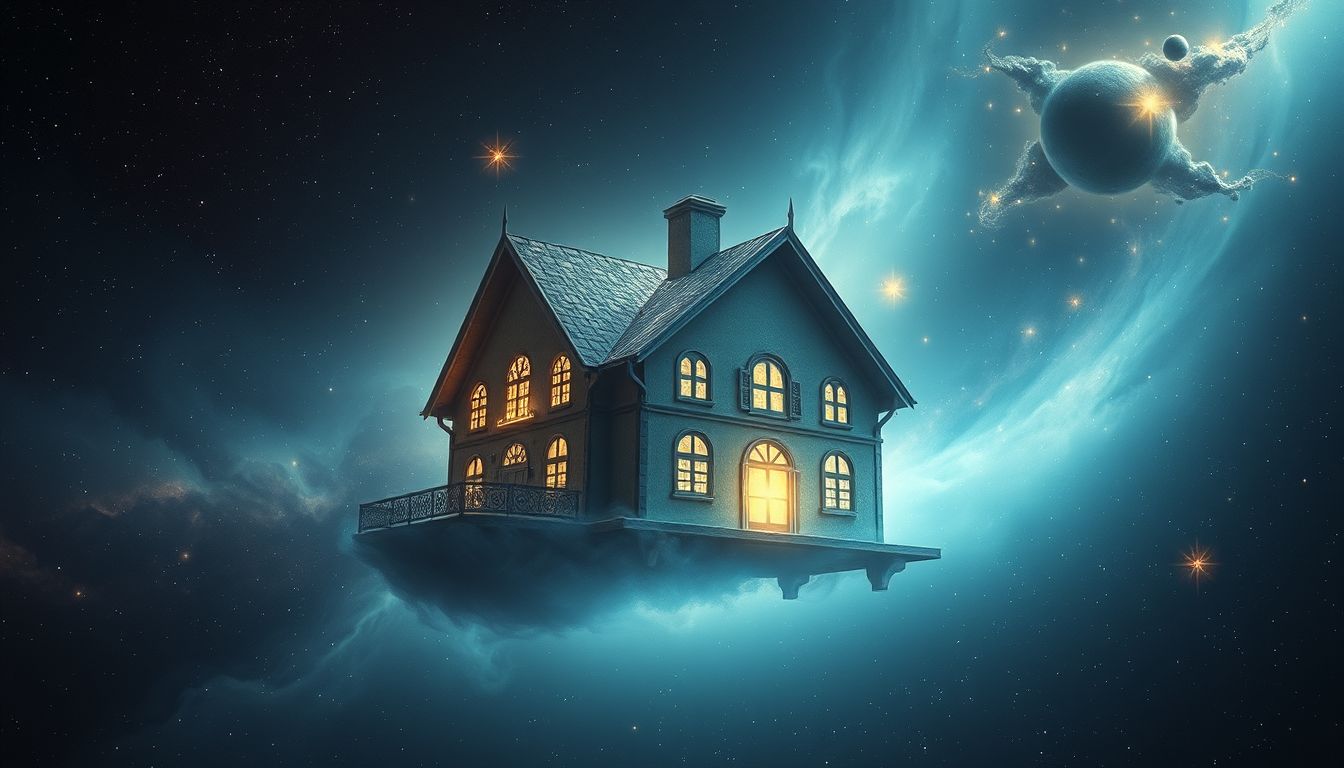 Ein Sündenregister im Traumhaus symbolisiert verborgene Schuldgefühle.