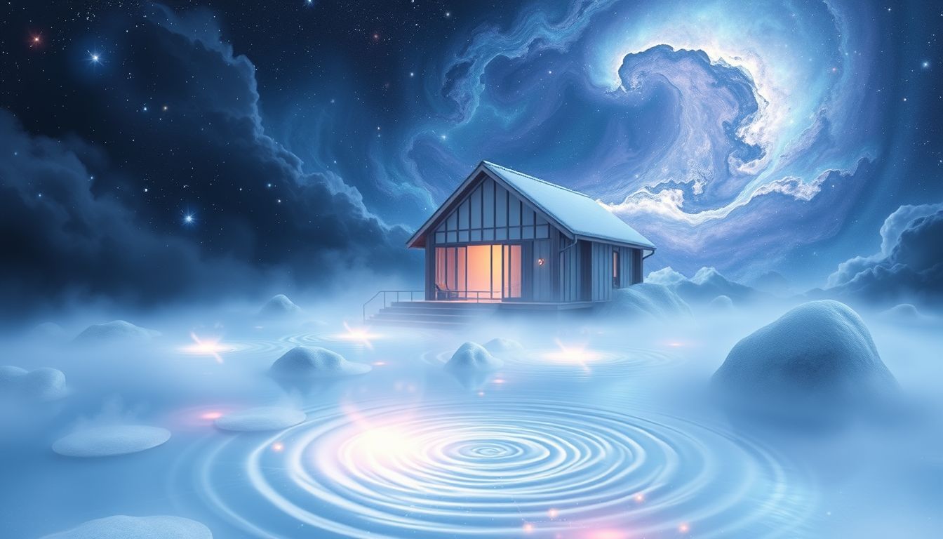 Ein Thermalbad symbolisiert Heilung und innere Erneuerung im Traum.