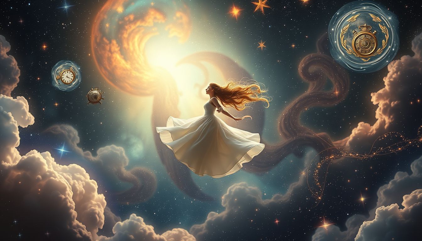 Eine Zeitreise-Prinzessin symbolisiert Sehnsucht nach Veränderung und Freiheit.