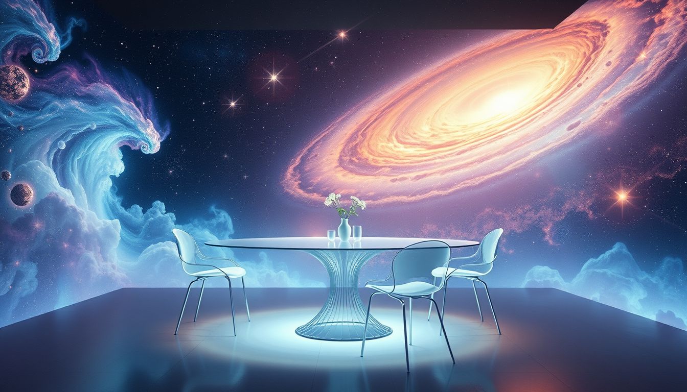 Der 27. Traum deutet auf Harmonie und Geborgenheit im Esszimmer hin.