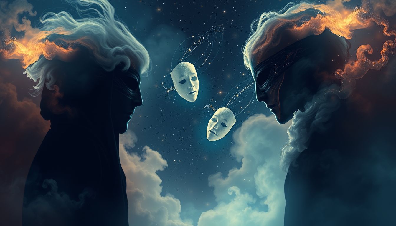 Ein Streit auf dem Maskenball symbolisiert unterdrückte Konflikte im Traum.