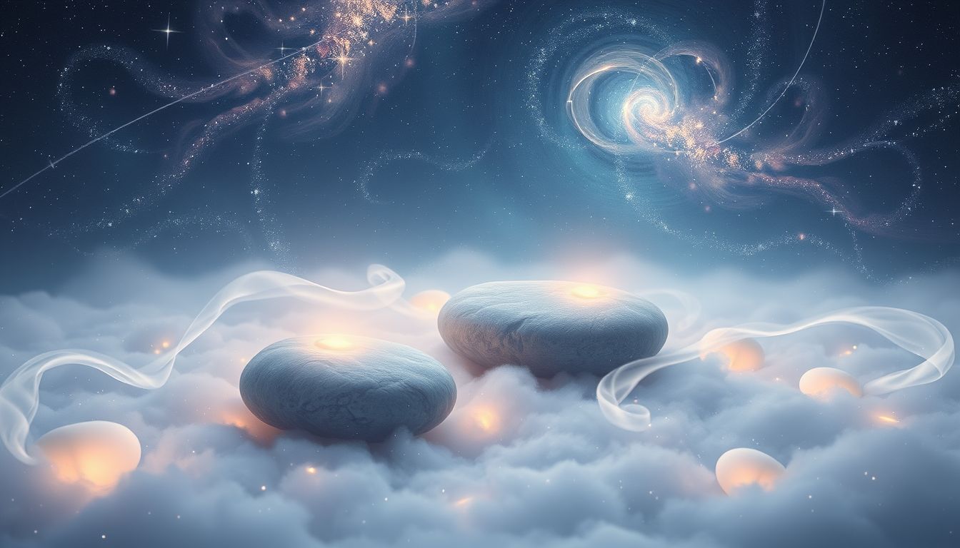 Glatte Steine symbolisieren Harmonie und innere Ausgeglichenheit im Traum.