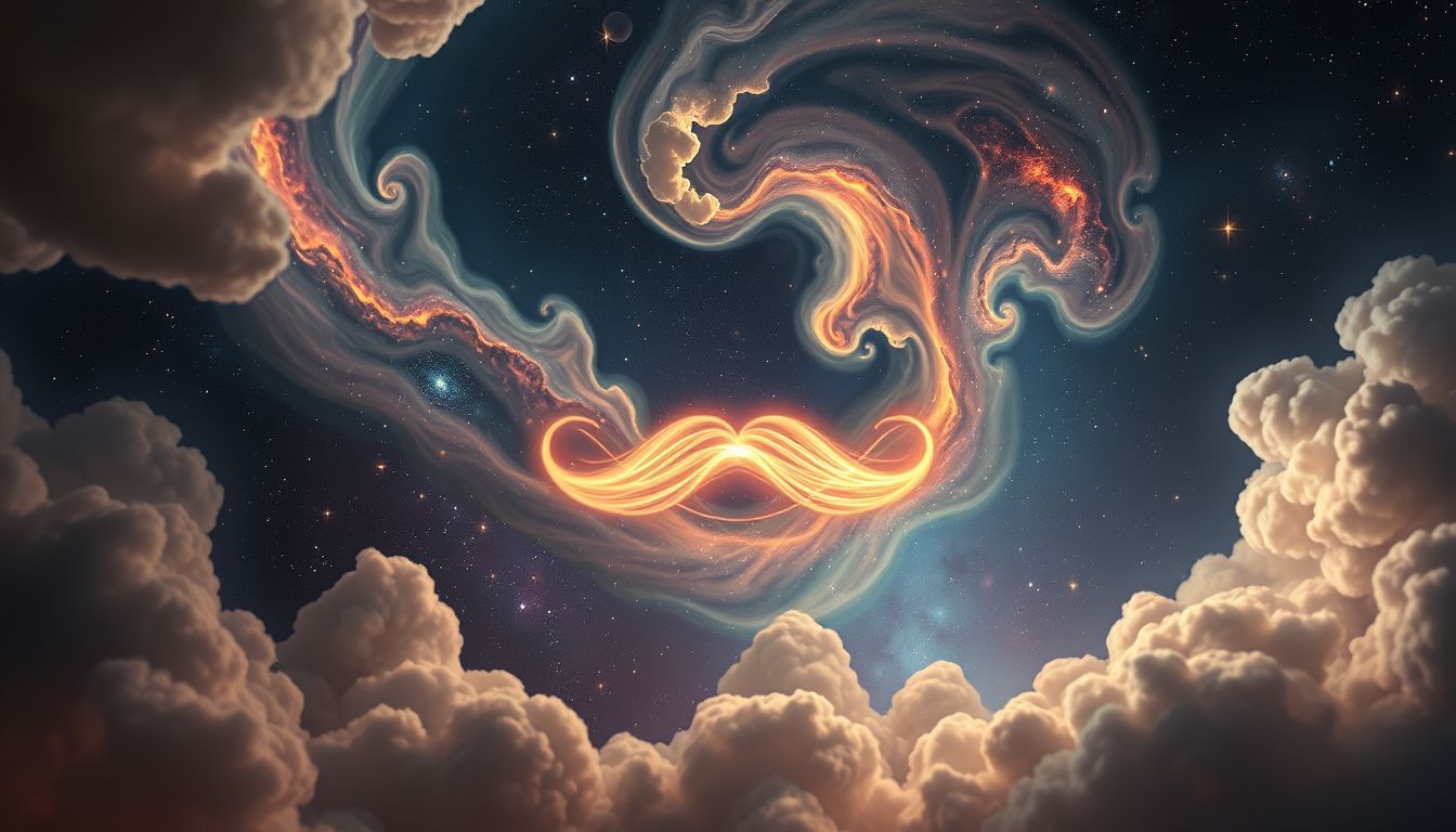 Ein verwirrender Schnurrbart im Traum symbolisiert versteckte Geheimnisse.