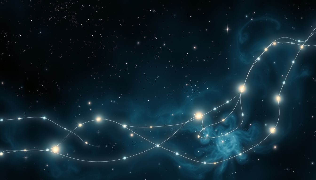 Leuchtende Schnüre im Traum symbolisieren Hoffnung und innere Führung.
