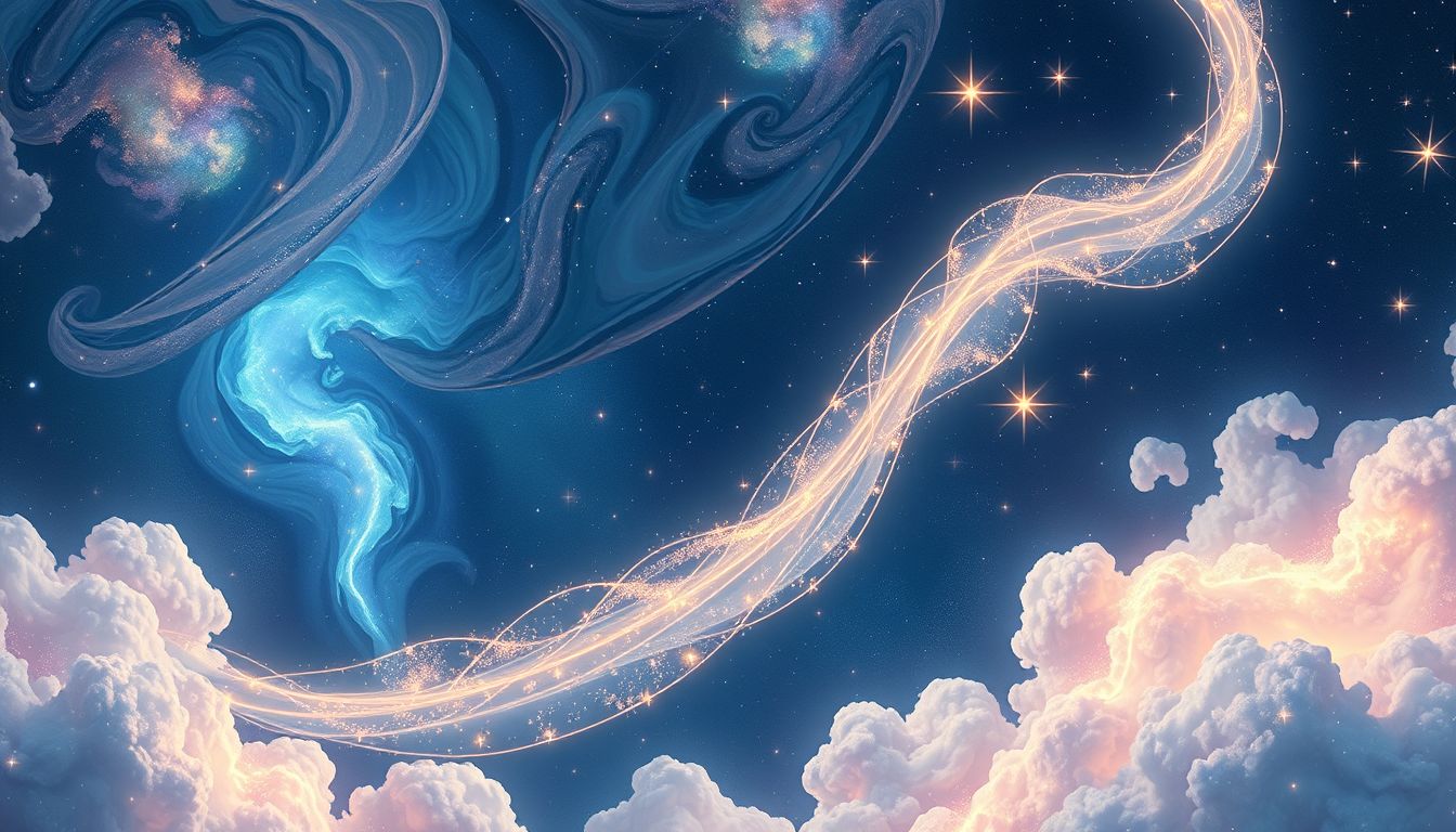Eine lange Schnur im Traum symbolisiert Lebenswege und Möglichkeiten.